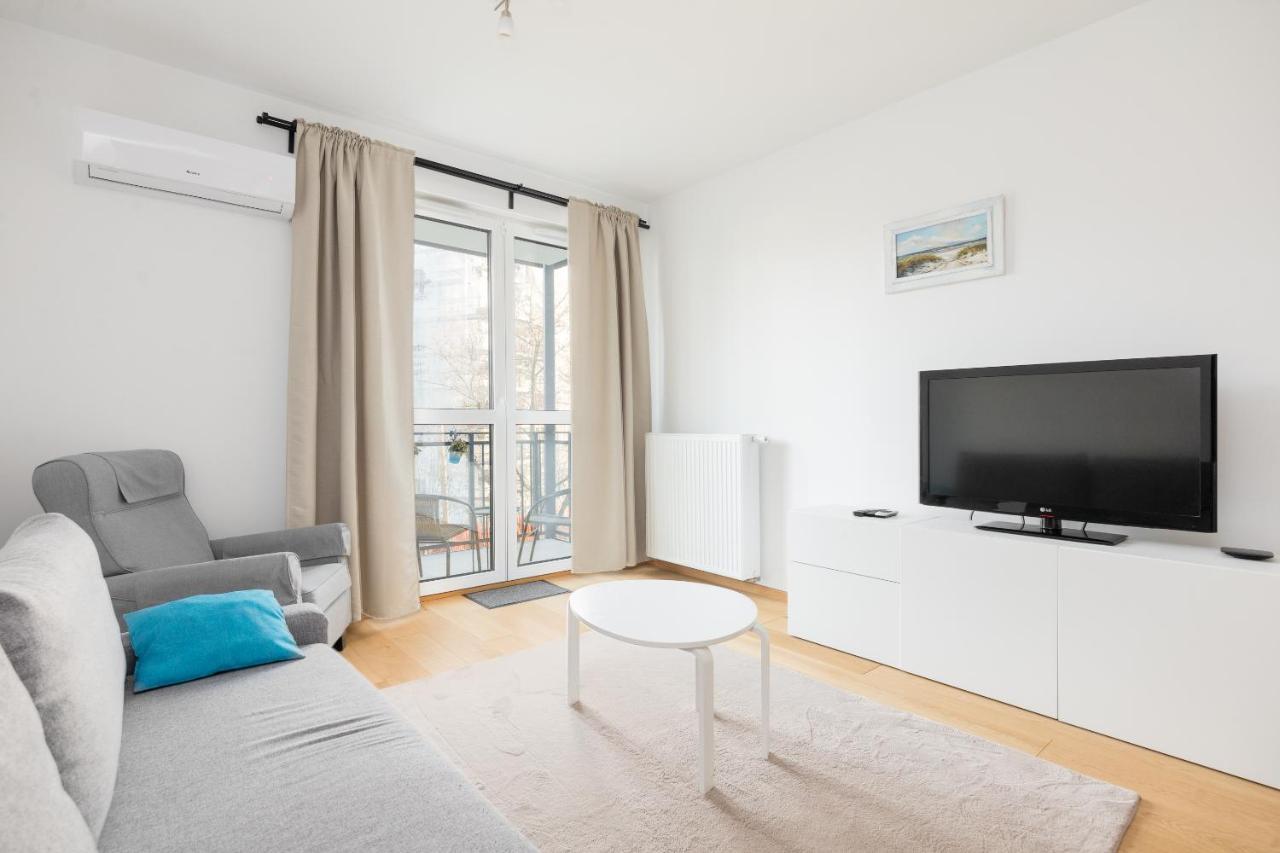 Budki Szczesliwickie Business Apartment Warschau Exterior foto