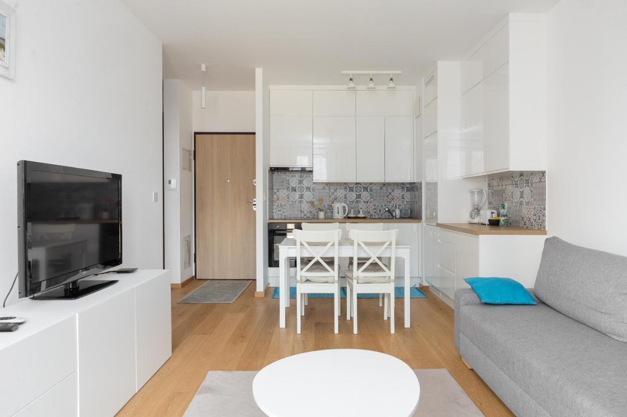 Budki Szczesliwickie Business Apartment Warschau Exterior foto