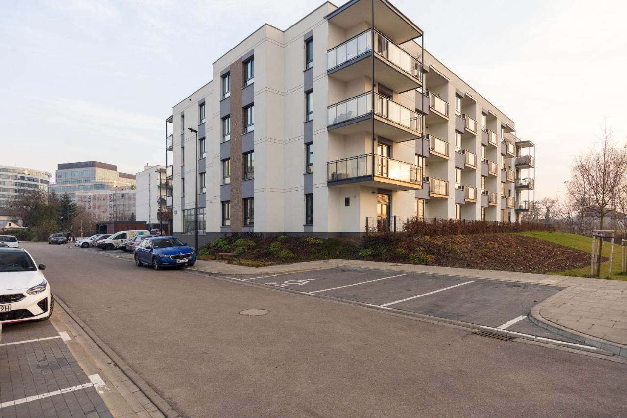 Budki Szczesliwickie Business Apartment Warschau Exterior foto